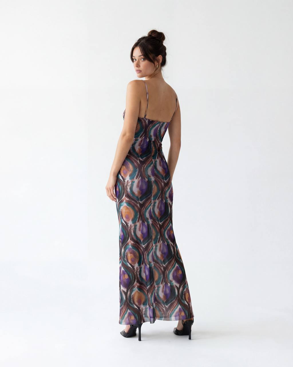 RUCHED BODIECE AND CRISS-CROSS WAIST DETAIL
