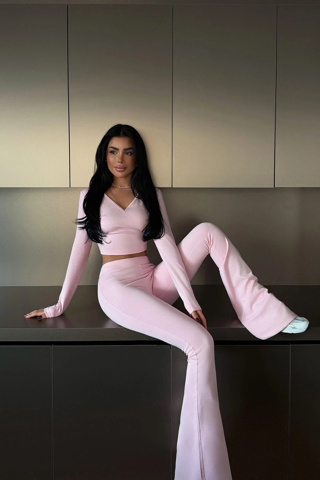 PINK AESOP TWO-PIECE SUIT